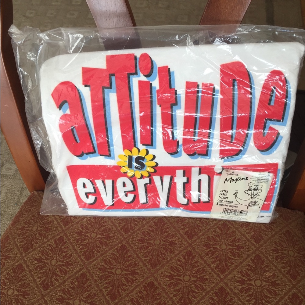Long sleeve T-shirt ATTITUDE IS EVERYTHING!
